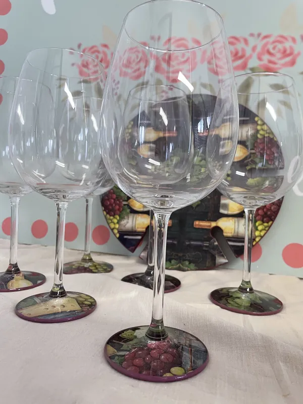 Juego de 6 copas personalizable