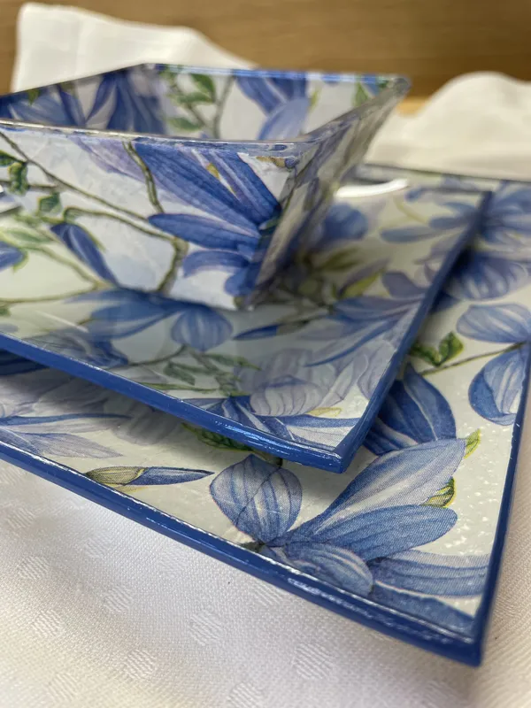 Vajilla de cristal cuadrada Classic - Imagen 2