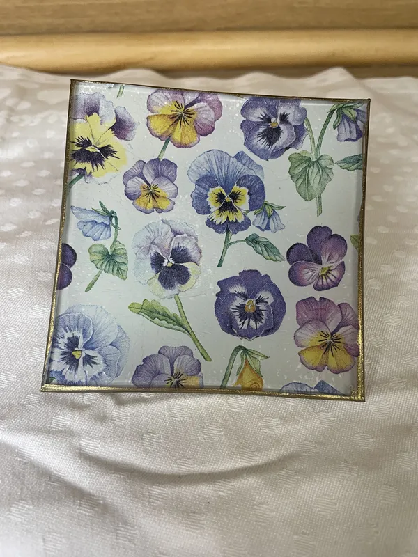 Bajoplatos /Platitos para el pan cuadrados personalizable