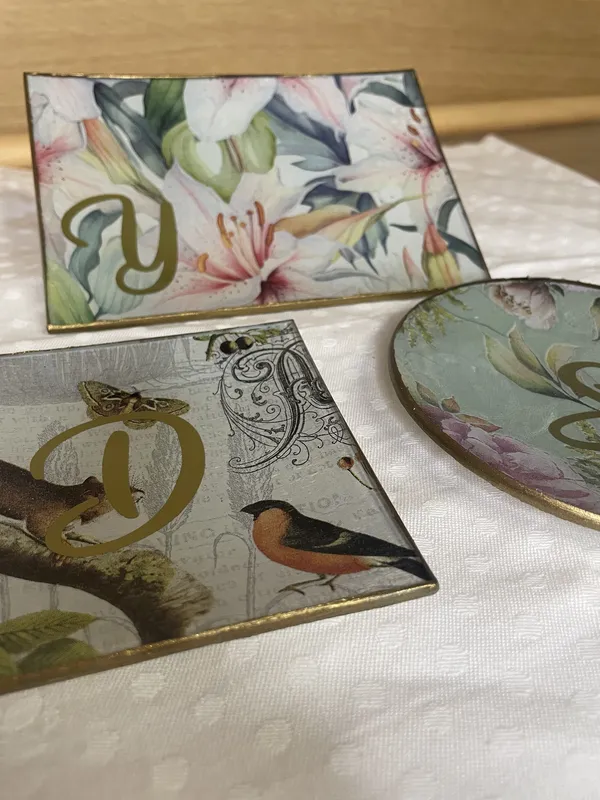 Platitos cuadrados para bodas/invitados - Imagen 2