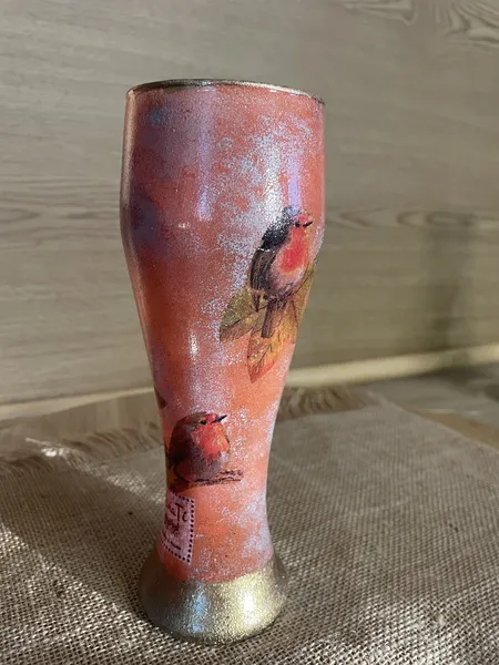 Florero copa cristal - Imagen 3