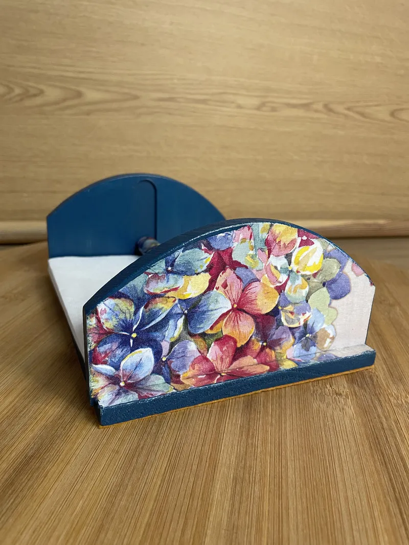 Servilletero de madera personalizable