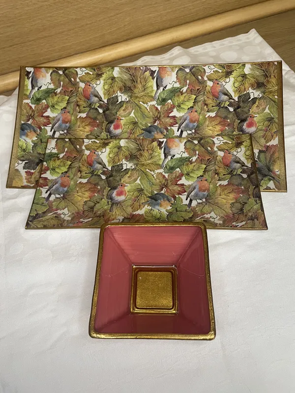 Vajilla de cristal rectangular Classic