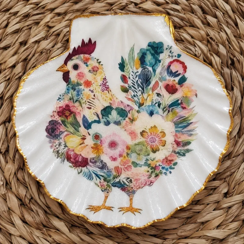Concha decorada